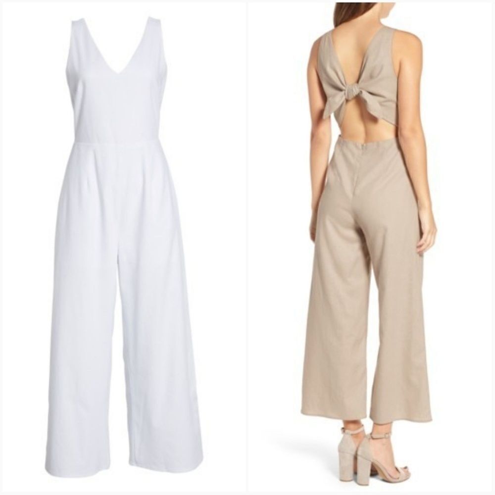 Leith Crop Wide Leg Jumpsuit Size XXL